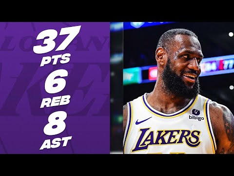 LeBron James' SEASON-HIGH Performance vs Rockets! 👑 | November 19, 2023